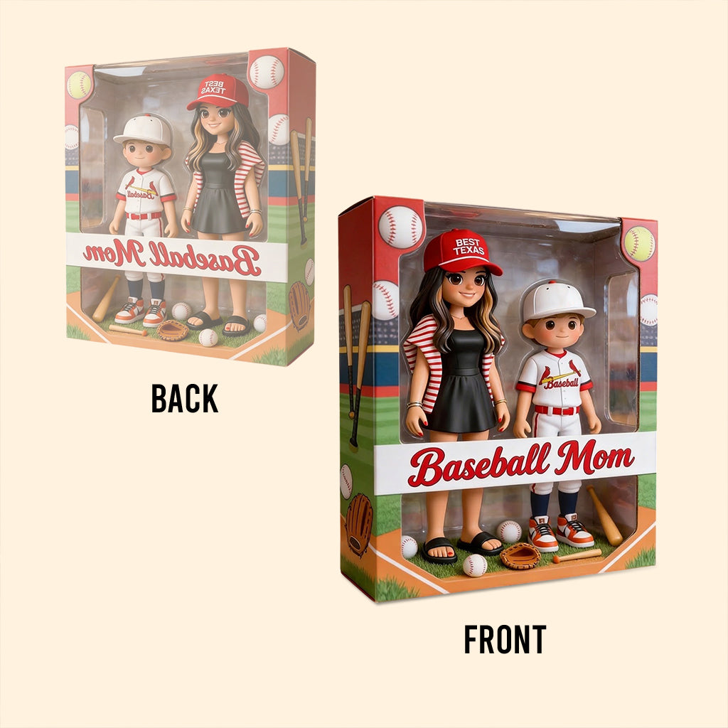 Baseball Mom - Personalized Baseball Custom Shaped Acrylic Plaque