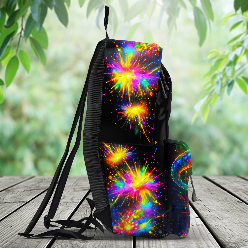 Colorful Dinosaur - Personalized Kid Backpack