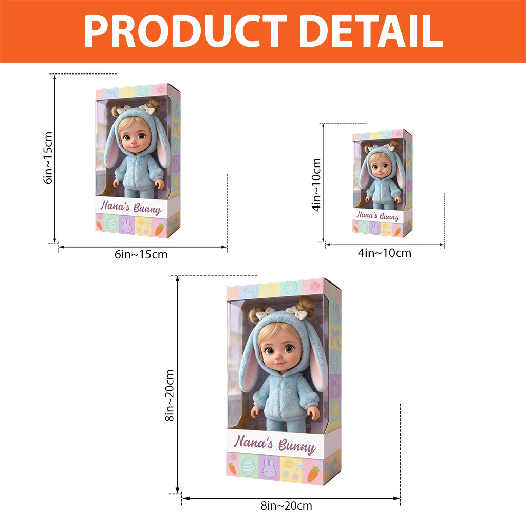 Any Photo Nana's Peeps Gift For Mom, Grandma - Personalized Kid Custom Shaped Acrylic Plaque