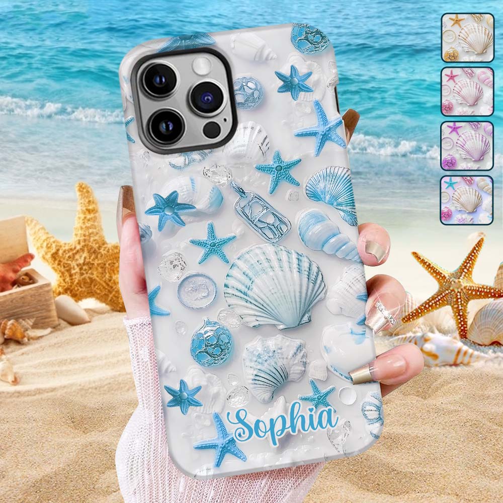Beach Lovin' Girl - Personalized Sea Lover Full Print Phone Case