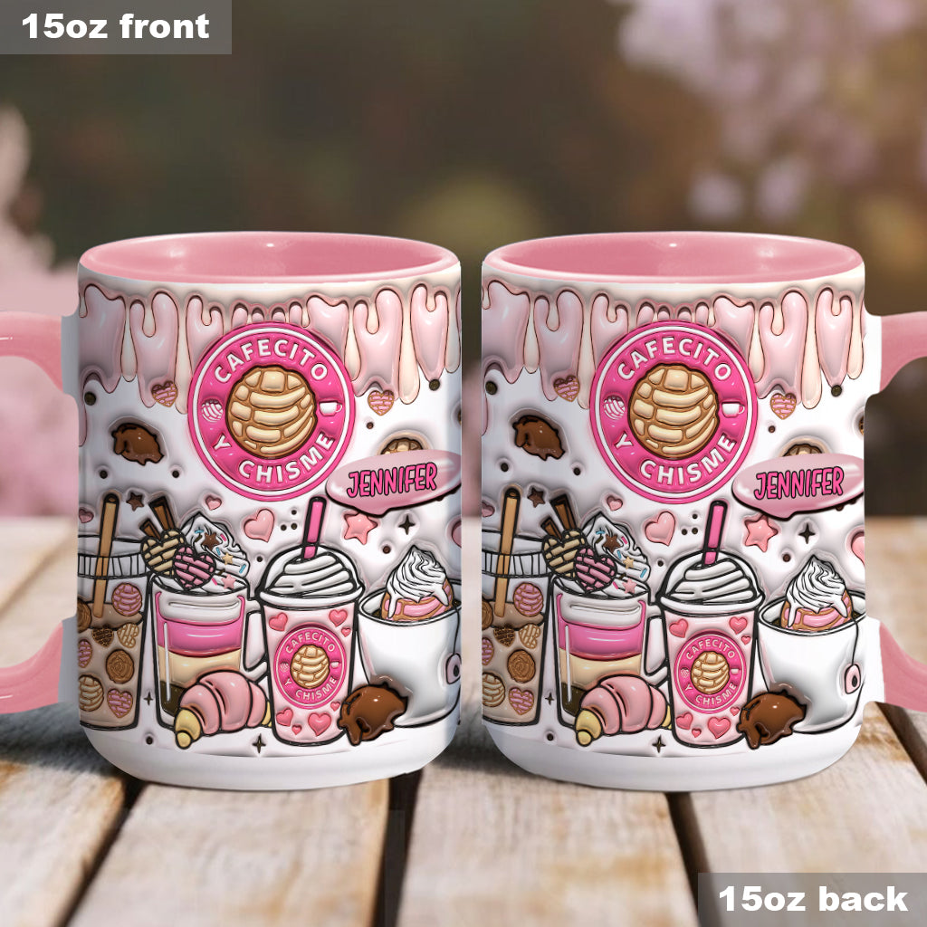 Cafecito Y Chisme - Personalized Coffee Accent Mug