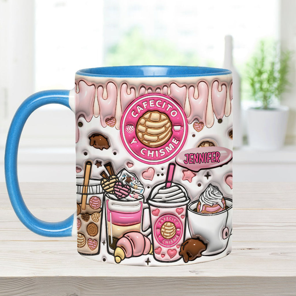 Cafecito Y Chisme - Personalized Coffee Accent Mug