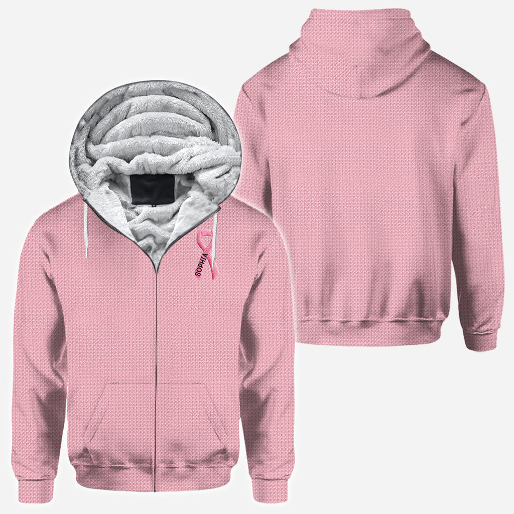 Pink Ribbon - Personalized Breast Cancer Awareness All Over Shirt