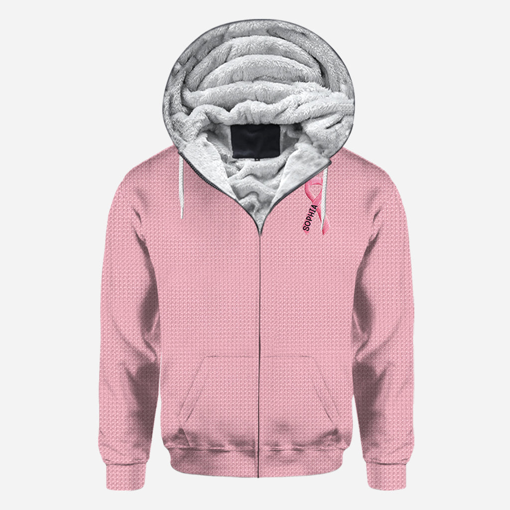 Pink Ribbon - Personalized Breast Cancer Awareness All Over Shirt