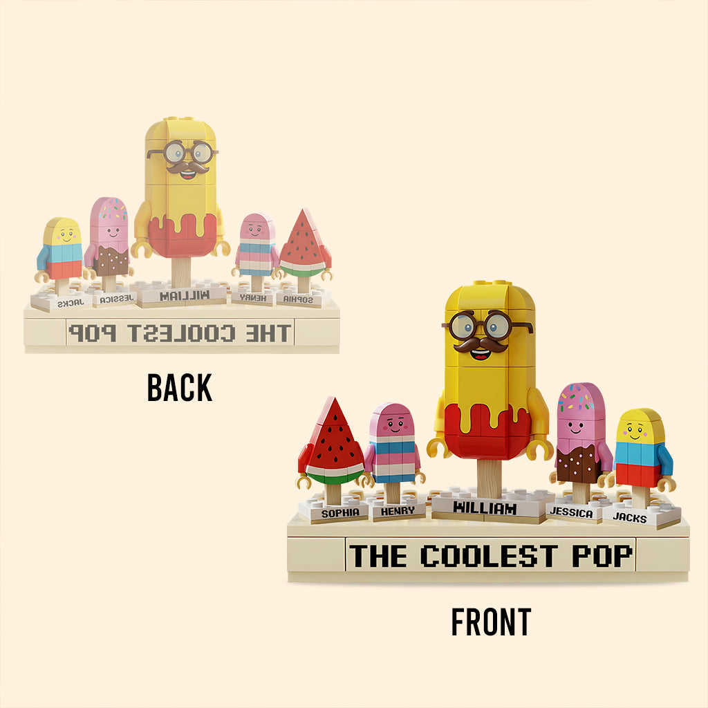 The Coolest Pop - Personalized Grandpa Custom Shaped Acrylic Plaque