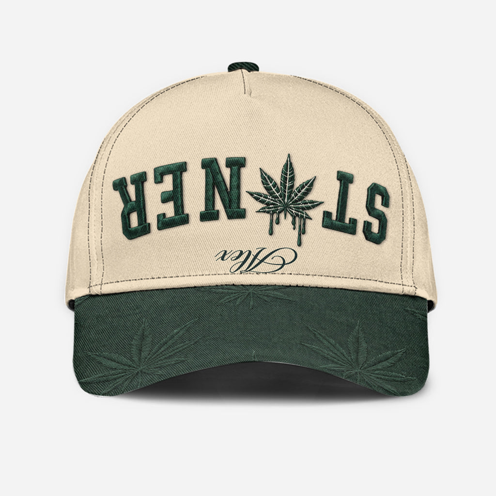 Upside Down - Personalized Weed Classic Cap