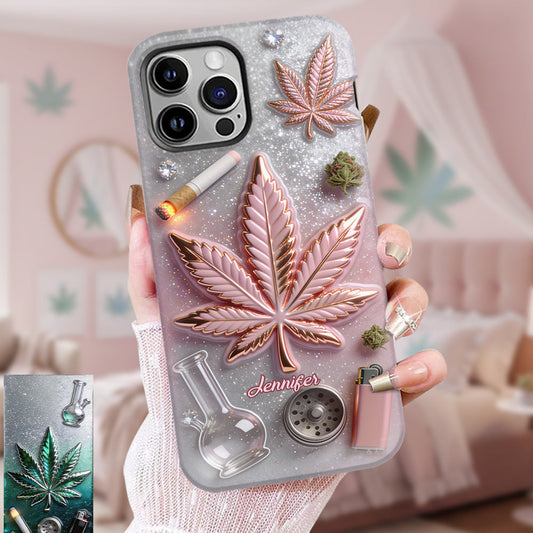 Magic Leaf - Personalized Weed Full Print Phone Case