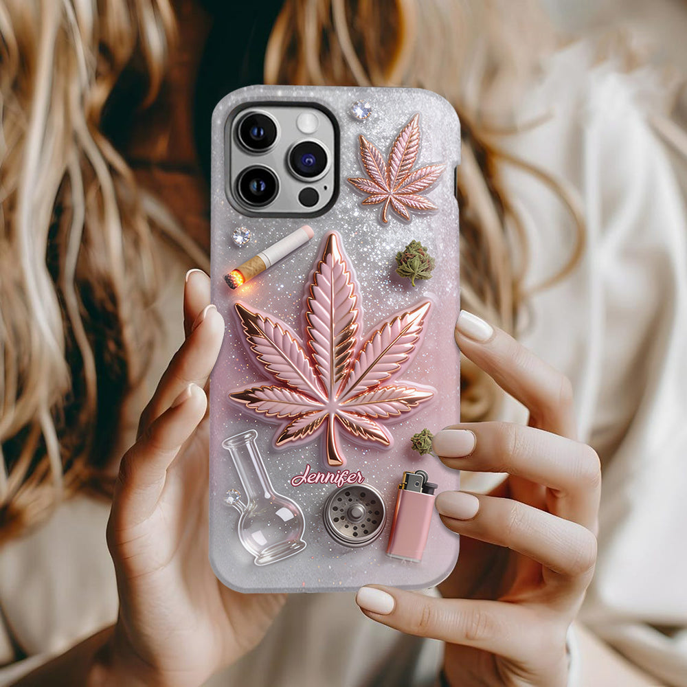 Magic Leaf - Personalized Weed Full Print Phone Case