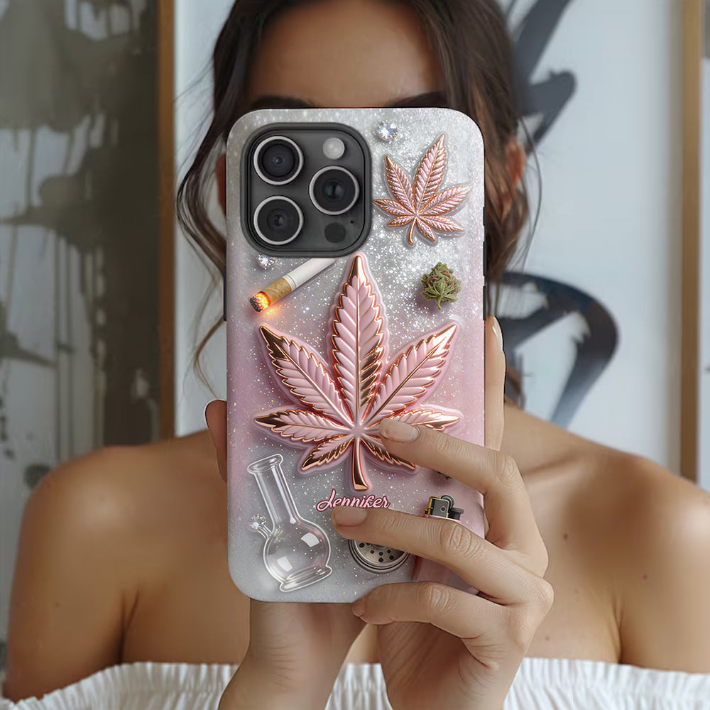 Magic Leaf - Personalized Weed Full Print Phone Case