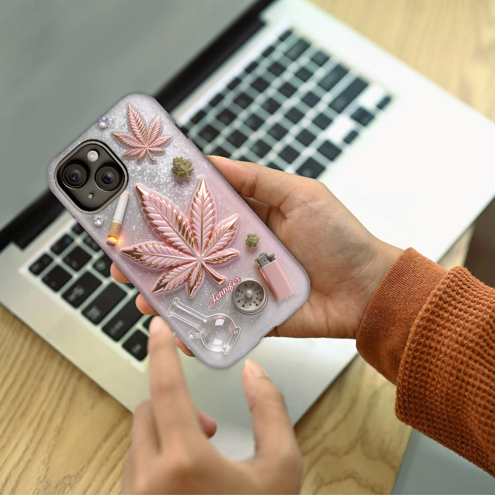 Magic Leaf - Personalized Weed Full Print Phone Case