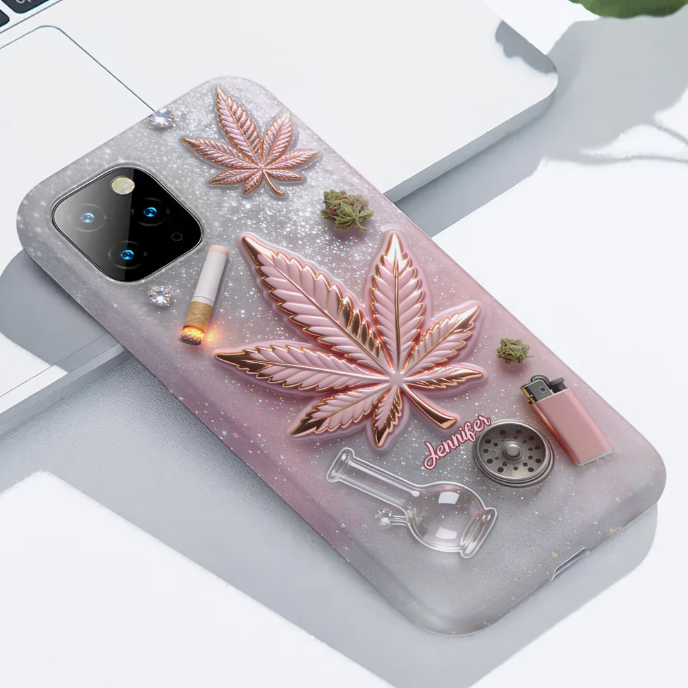 Magic Leaf - Personalized Weed Full Print Phone Case
