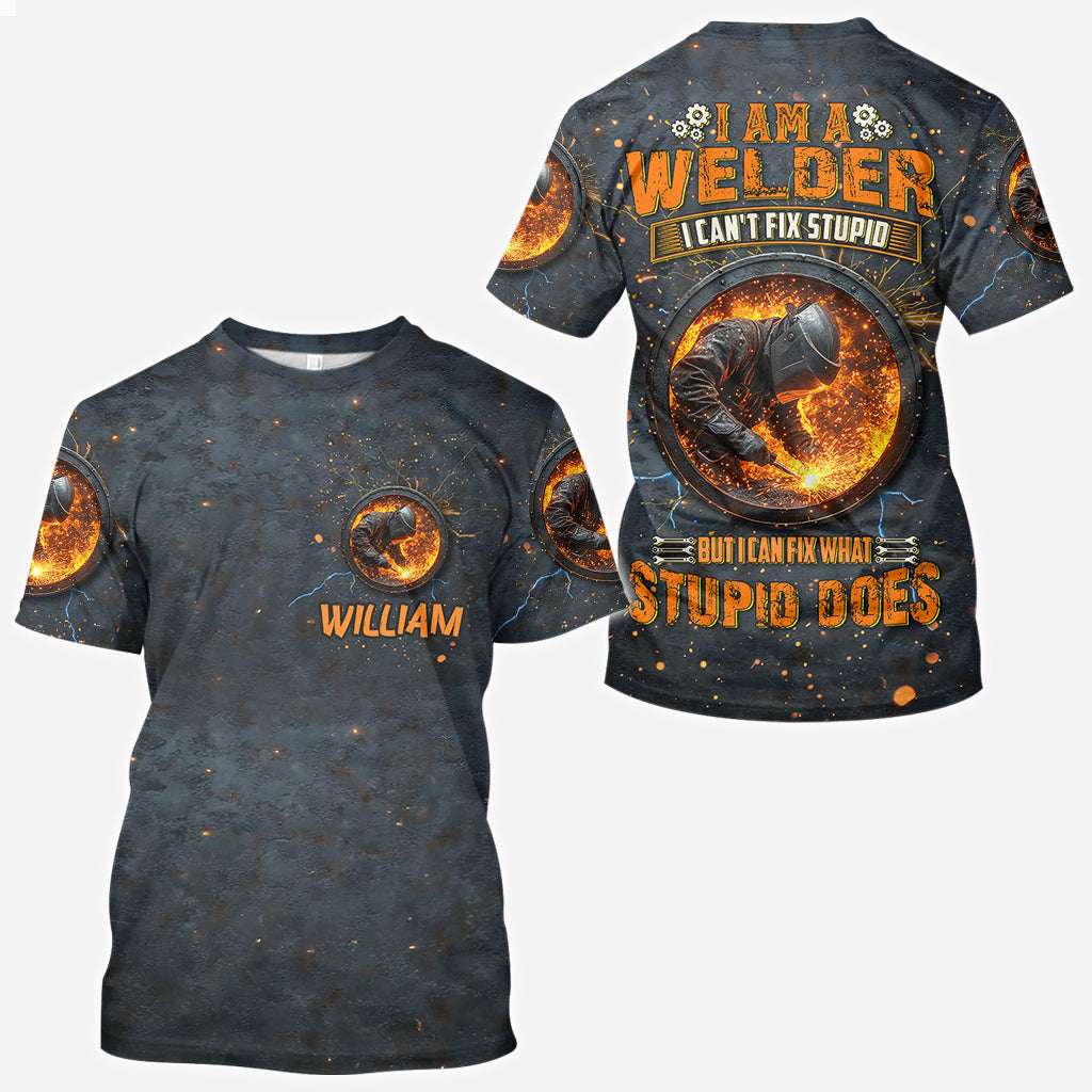 Gift For Welder Man - Personalized Welder All Over Shirt