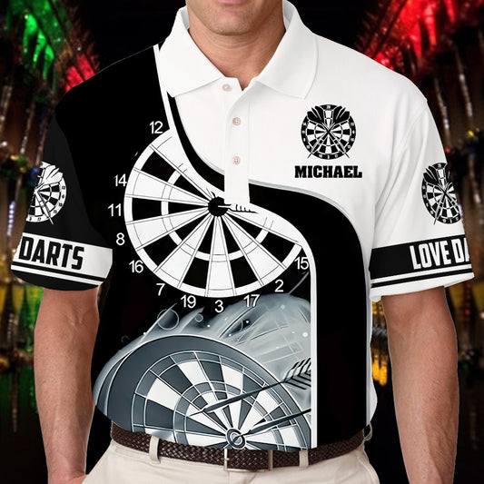 Love Darts - Personalized Polo Shirt