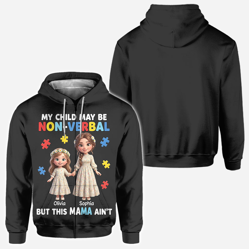 Proud Autism Mom - Personalized Autism Awareness All Over Shirt