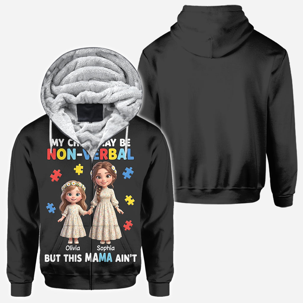 Proud Autism Mom - Personalized Autism Awareness All Over Shirt