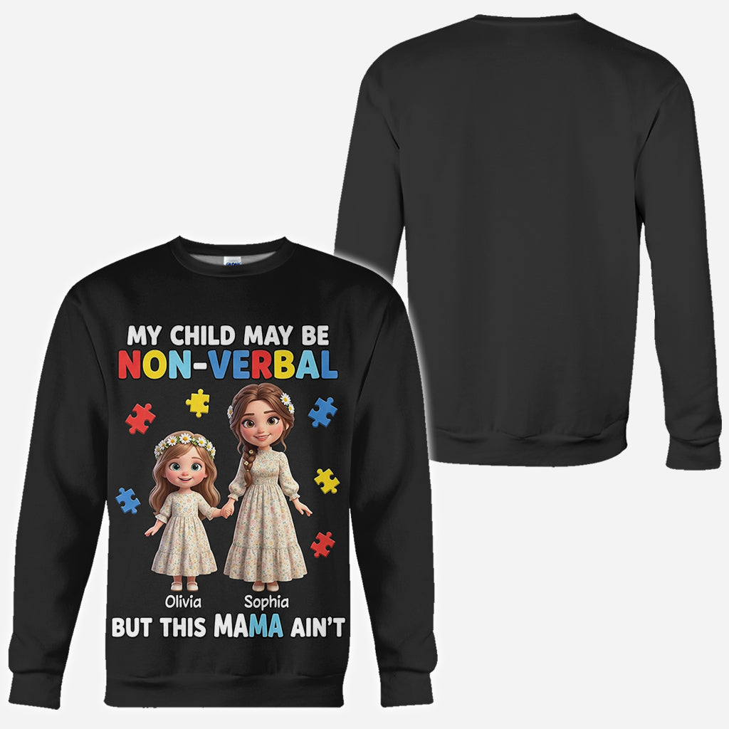 Proud Autism Mom - Personalized Autism Awareness All Over Shirt