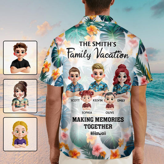 Family Crusing - Personalized Family Hawaiian Shirt