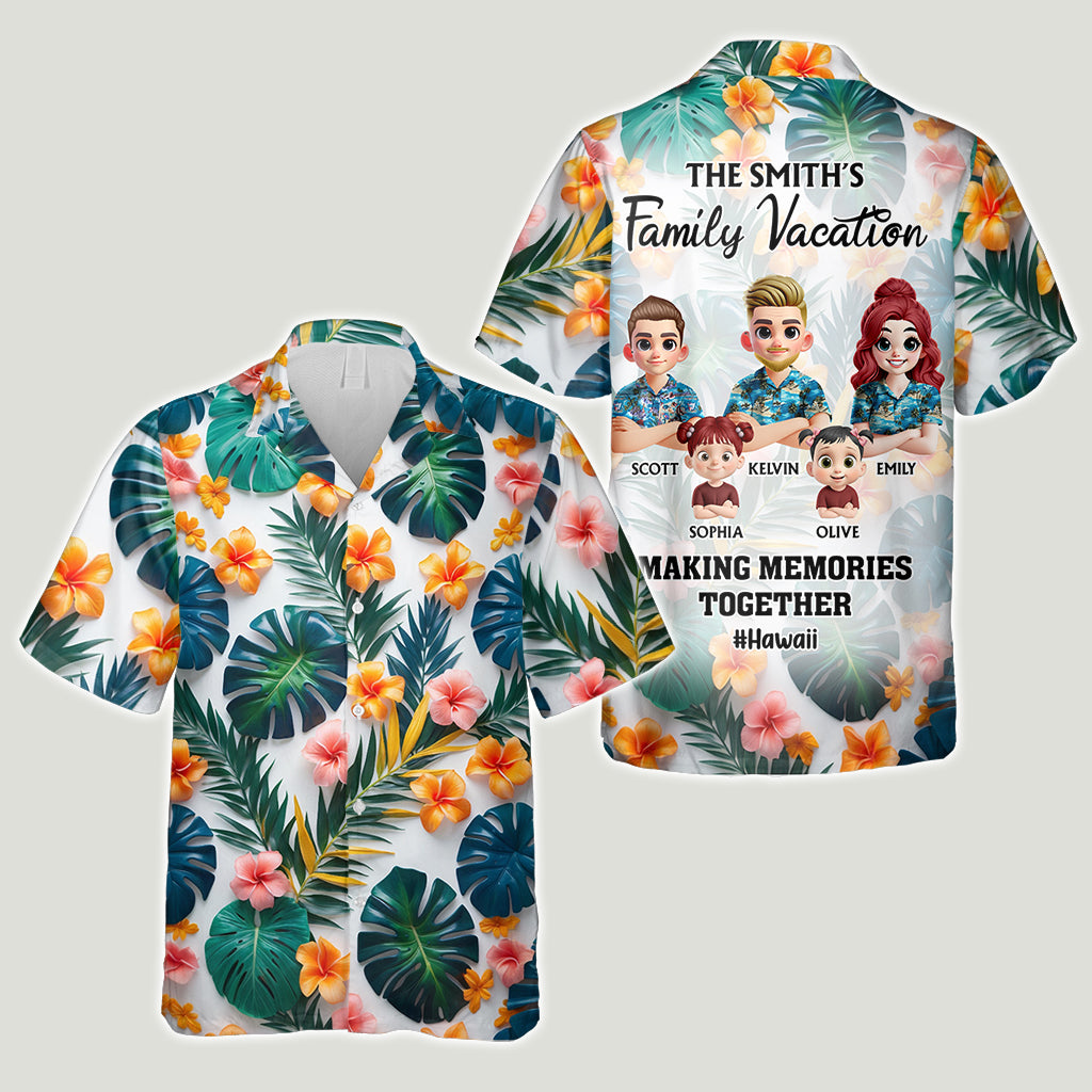 Family Crusing - Personalized Family Hawaiian Shirt