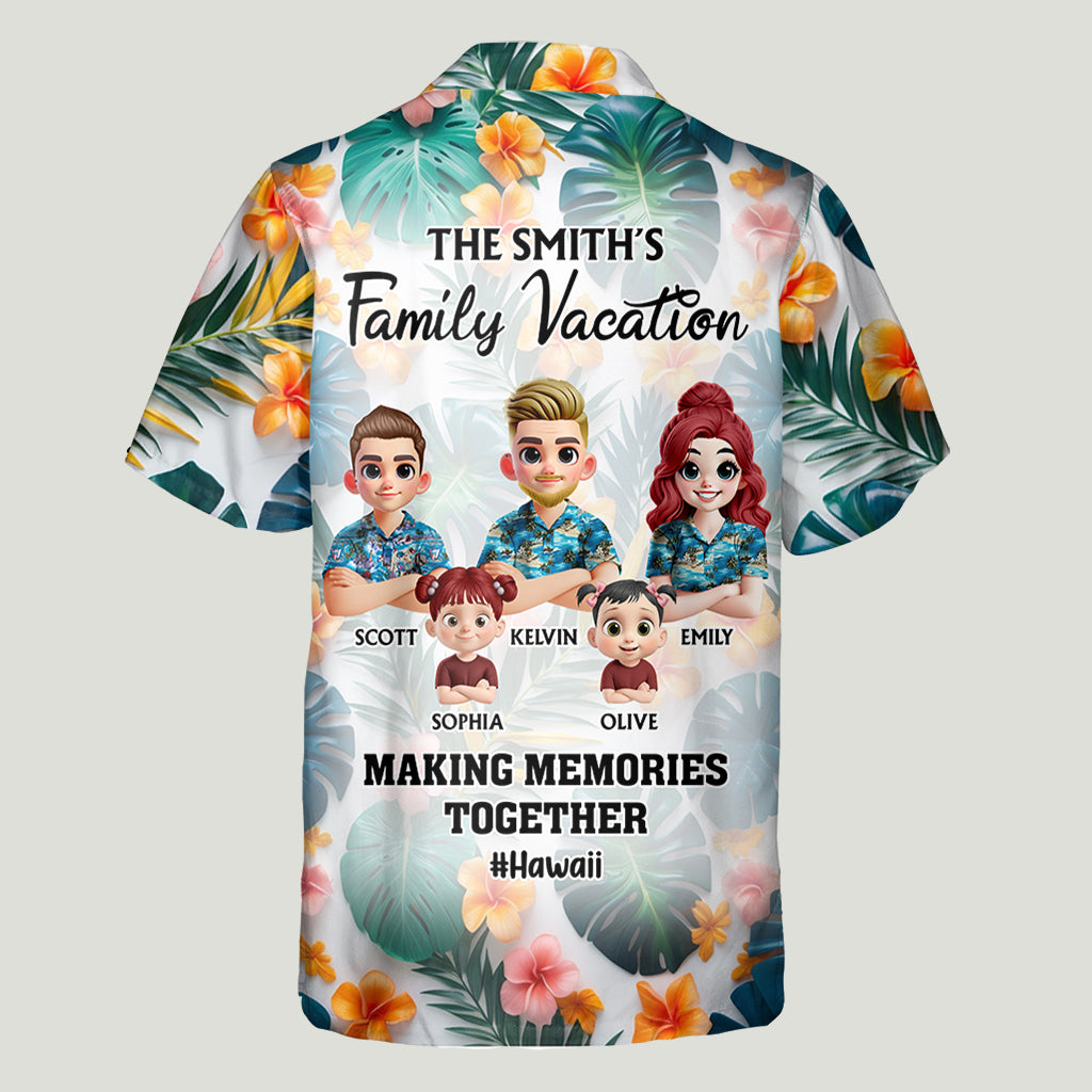 Family Crusing - Personalized Family Hawaiian Shirt