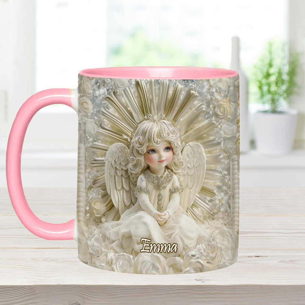 Beautiful Angel - Personalized Christian Accent Mug