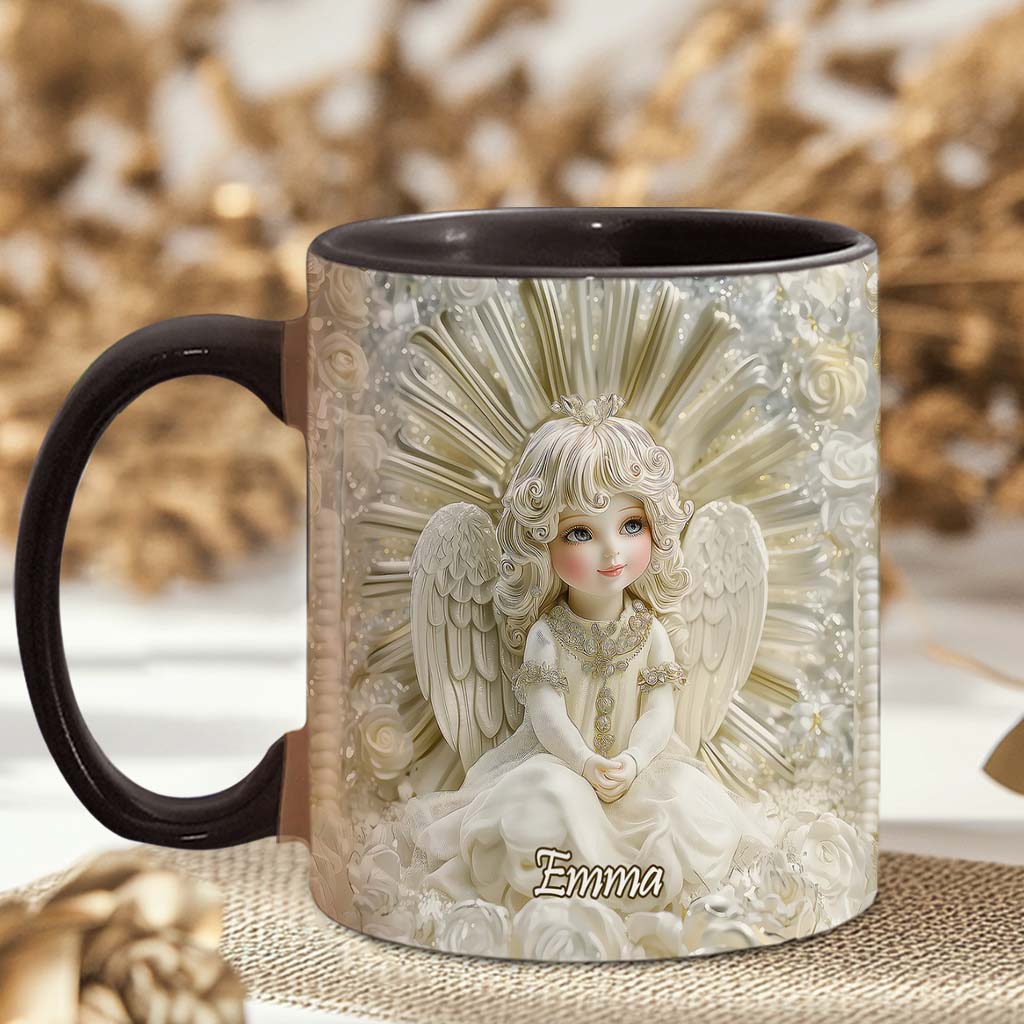 Beautiful Angel - Personalized Christian Accent Mug