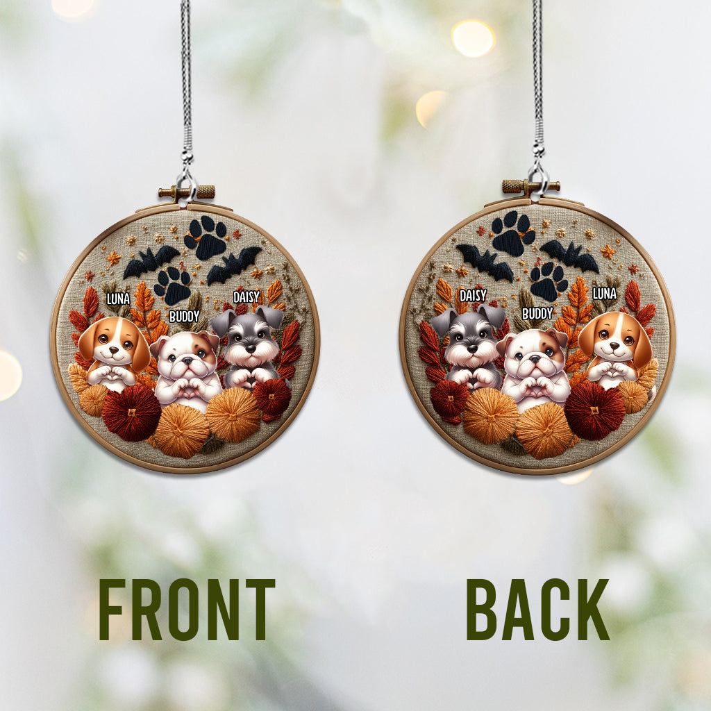 Tis The Season - Personalized Dog Car Ornament
