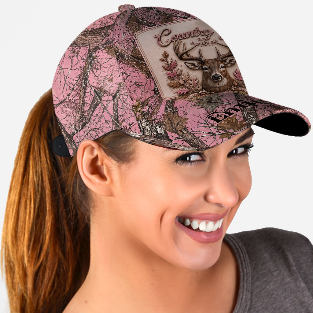Country Girl - Personalized Hunting Classic Cap