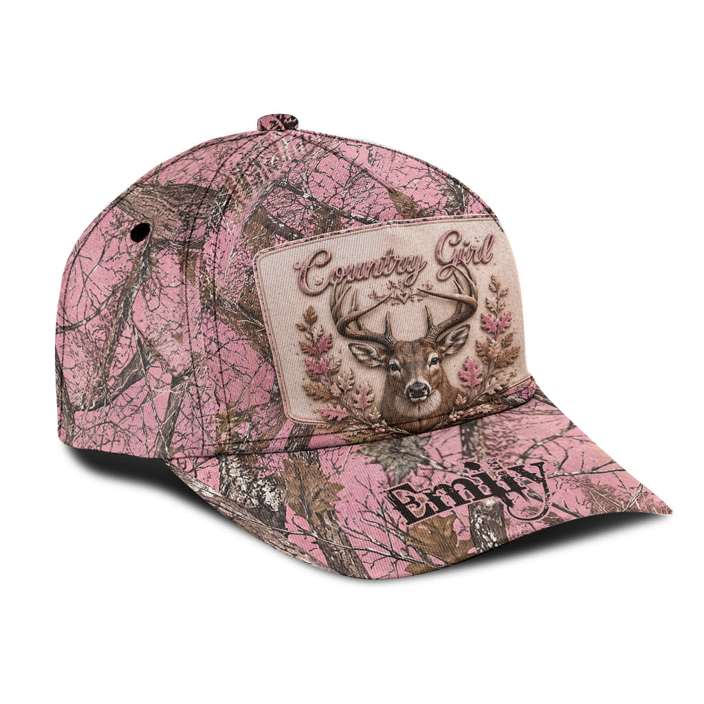 Country Girl - Personalized Hunting Classic Cap
