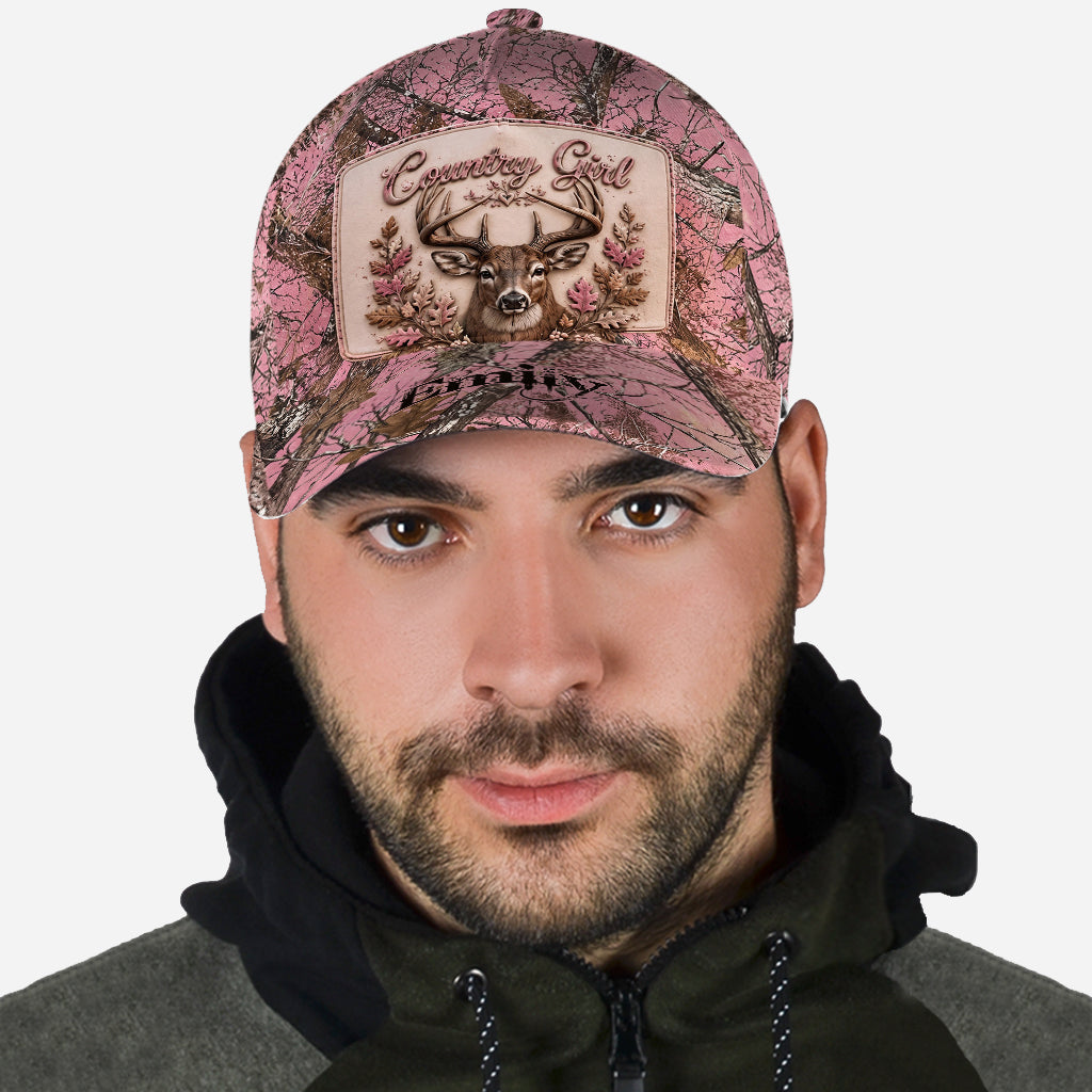 Country Girl - Personalized Hunting Classic Cap