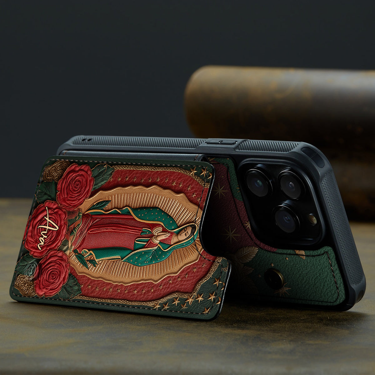 Our Lady Of Guadalupe - Personalized Christian Fully Printed Wallet Phone Case