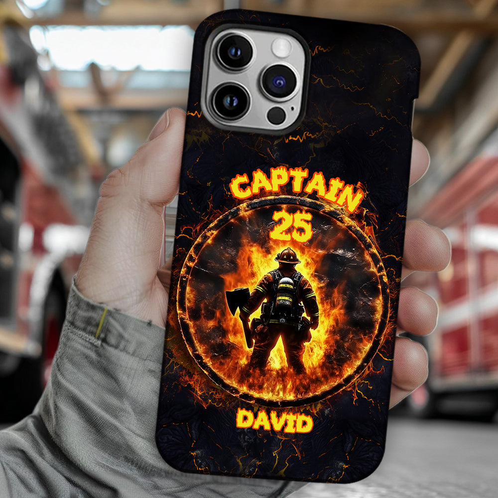 Proud Firefighter - Personalized Firefighter Full Print Phone Case