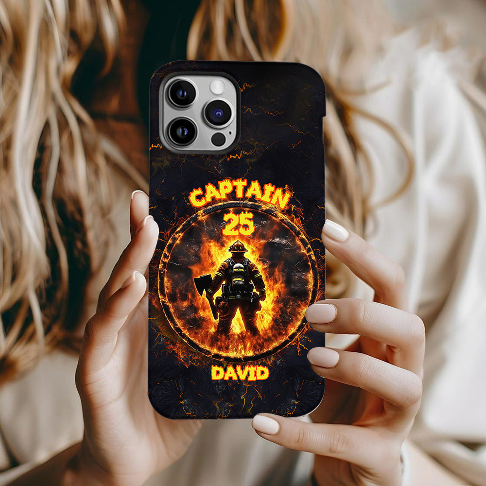 Proud Firefighter - Personalized Firefighter Full Print Phone Case
