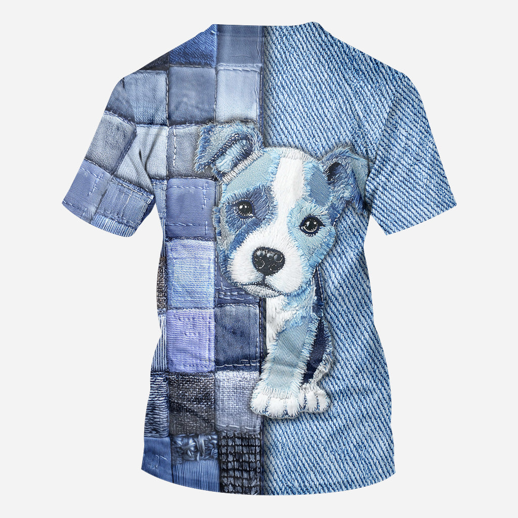 Love Pitbull - Personalized Dog All Over Shirt