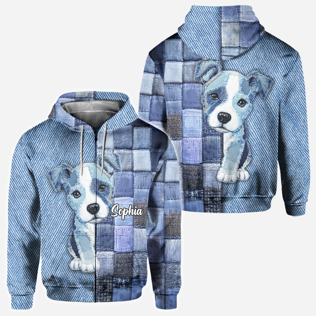 Love Pitbull - Personalized Dog All Over Shirt