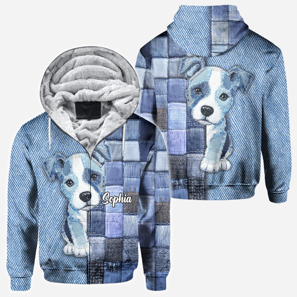 Love Pitbull - Personalized Dog All Over Shirt