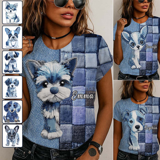 Love Pitbull - Personalized Dog All Over Shirt