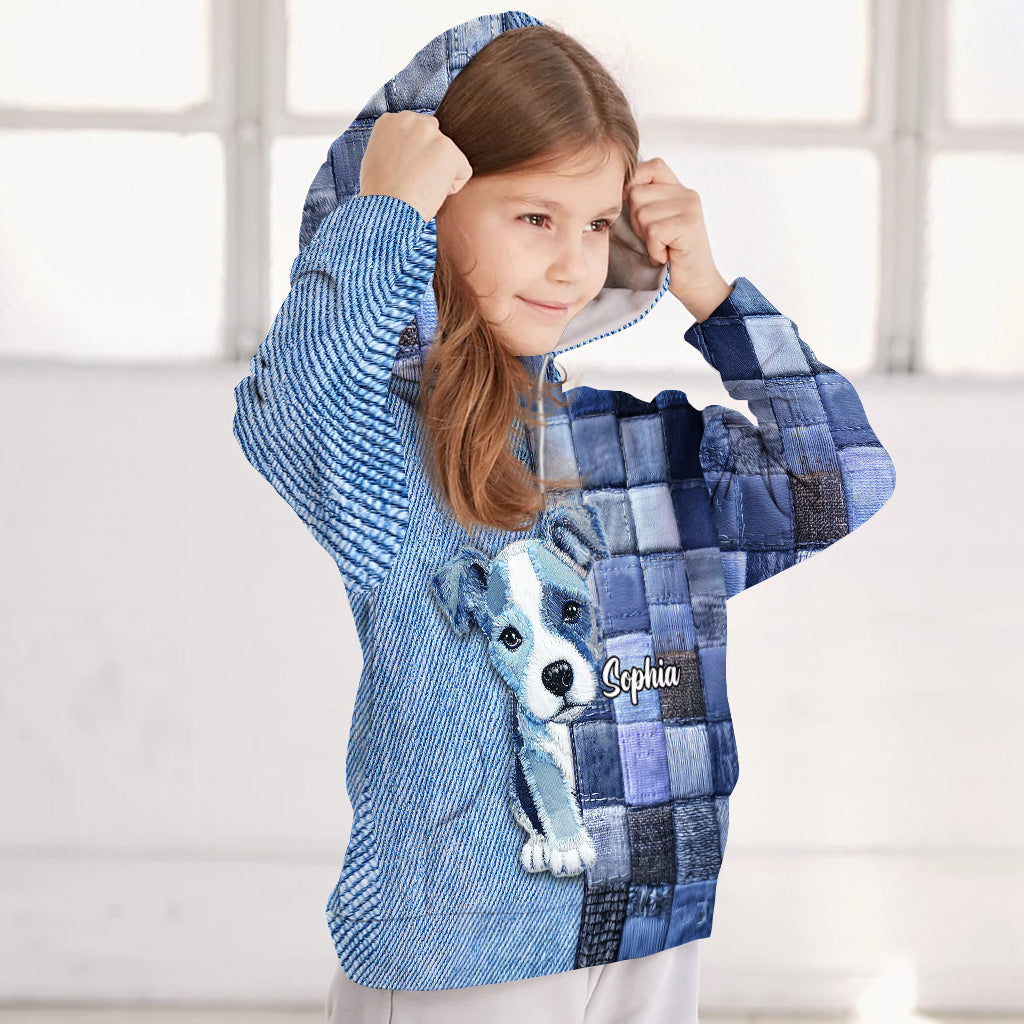 Love Pitbull - Personalized Dog All Over Shirt