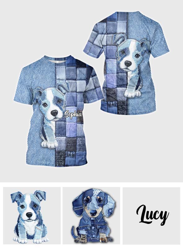 Love Pitbull - Personalized Dog All Over Shirt