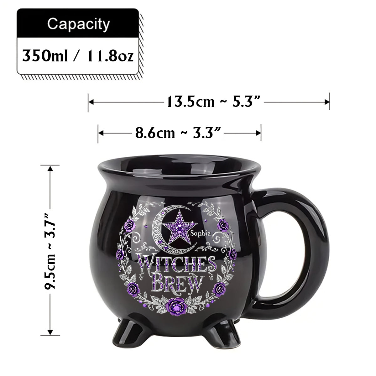 Witches Brew - Personalized Witch Cauldron Mug