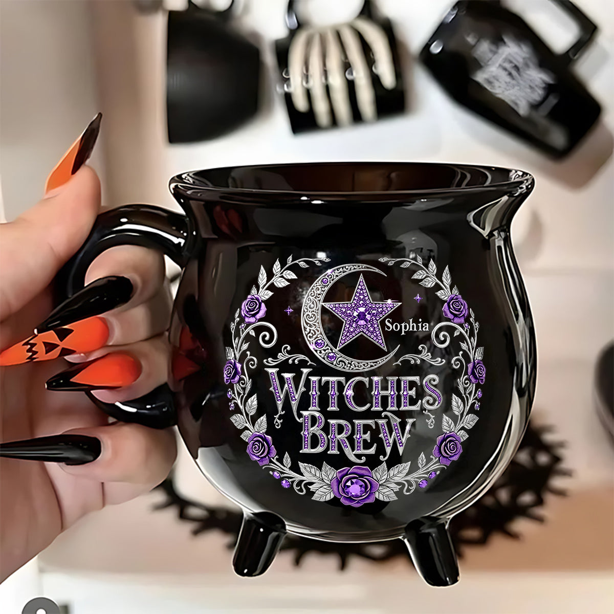 Witches Brew - Personalized Witch Cauldron Mug