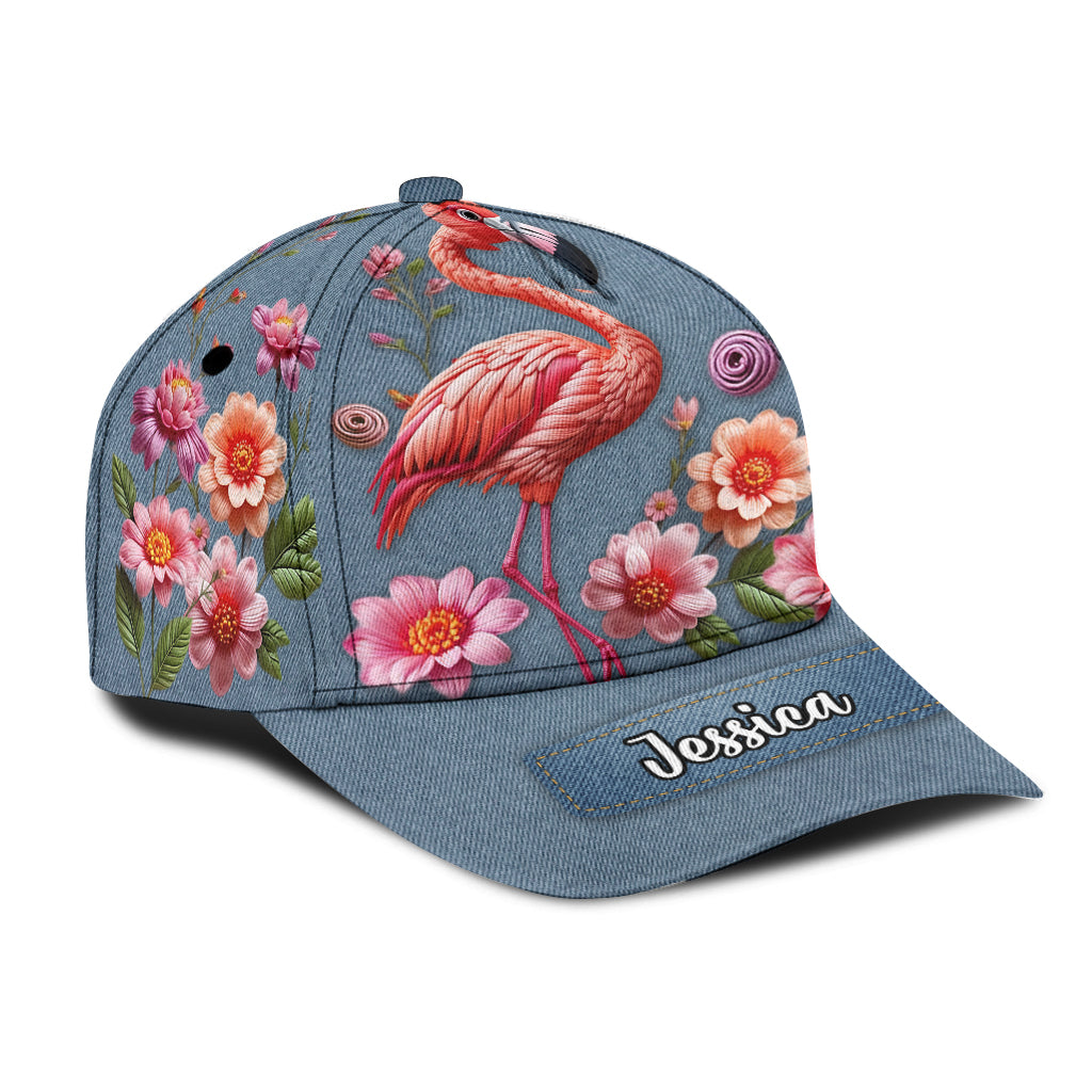 Love Flamingos - Personalized Flamingo Classic Cap