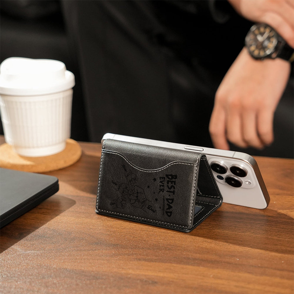 Best Dad/ Pop/ Papa... Ever - Personalized Father Magsafe Wallet