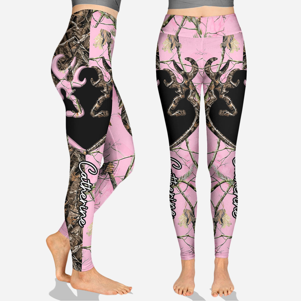 Country Girl - Personalized Hunting Hollow Tank Top and Leggings