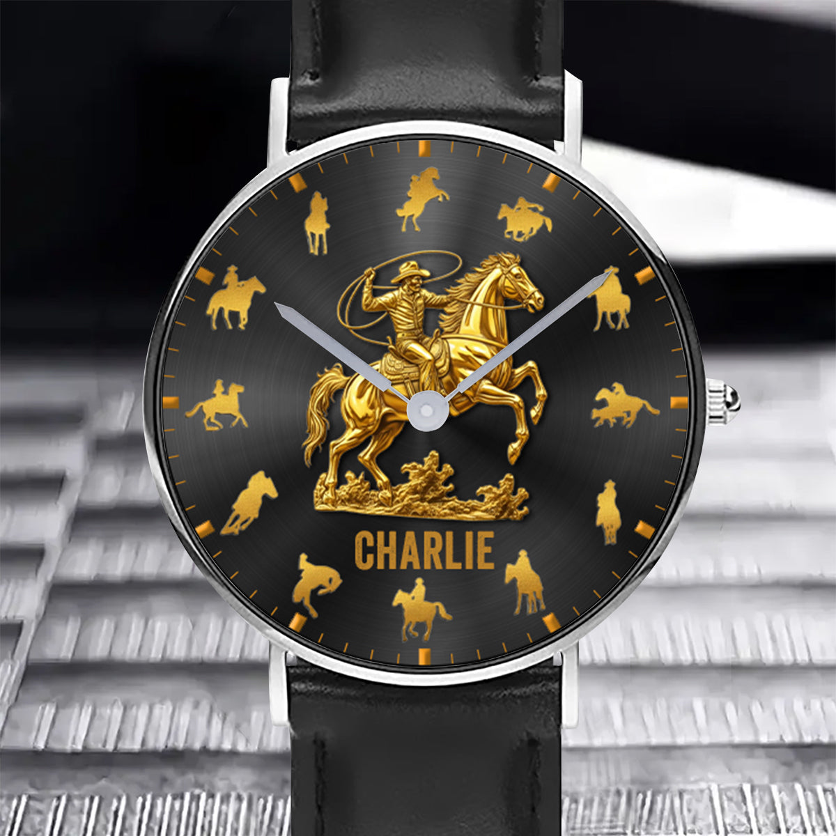 Horse Riding Rodeo - Personalized Horse Hand Watch