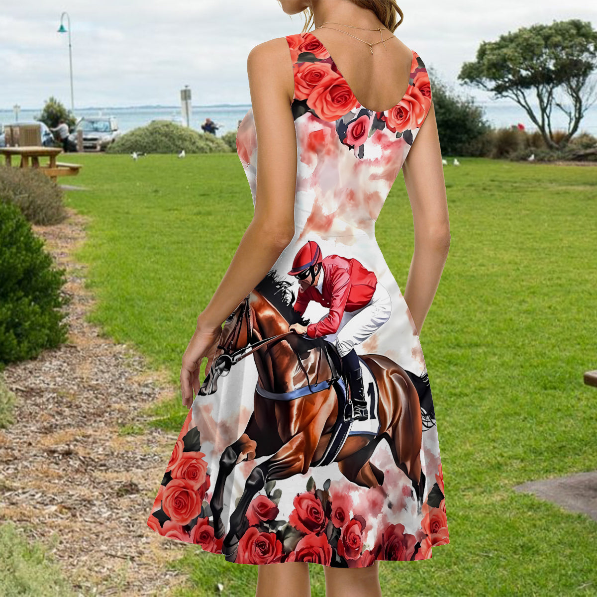 In My Horse Girl Era - Personalized Horse Sleeveless Dress