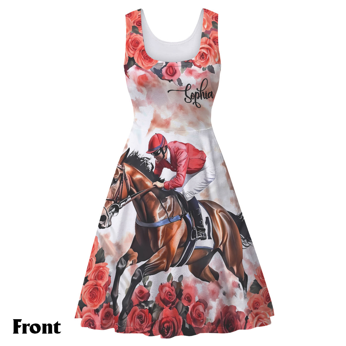 In My Horse Girl Era - Personalized Horse Sleeveless Dress