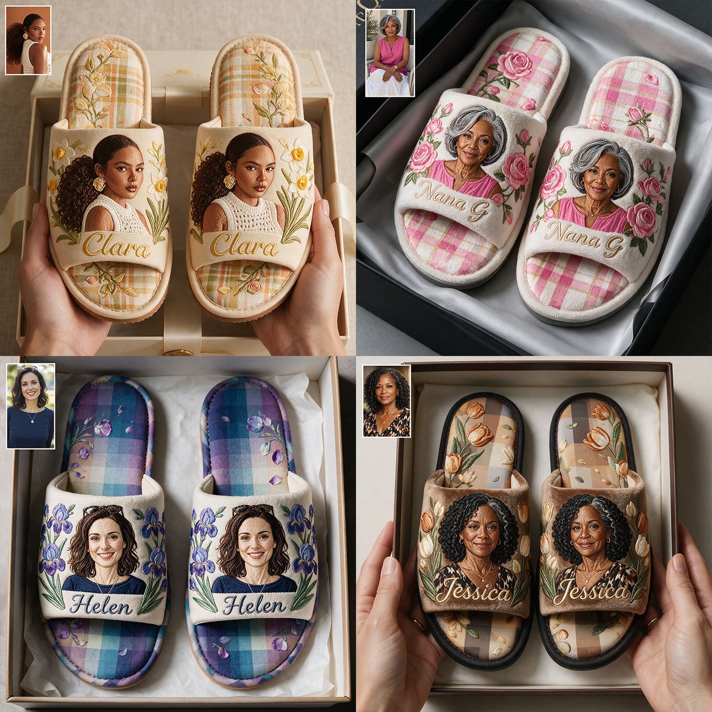Be Yourself - Personalized Self Love Open-Toe Slippers