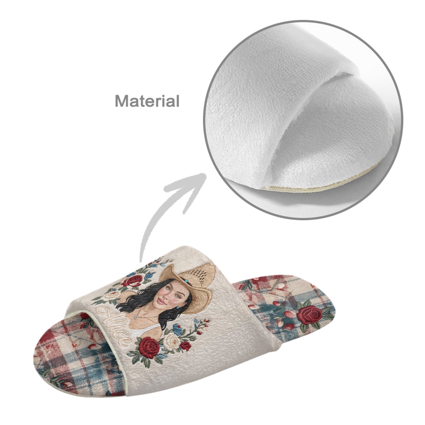 Be Yourself - Personalized Self Love Open-Toe Slippers
