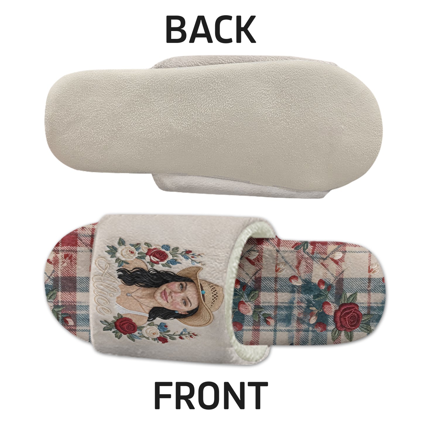 Be Yourself - Personalized Self Love Open-Toe Slippers