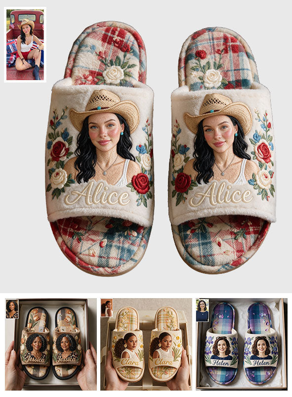 Be Yourself - Personalized Self Love Open-Toe Slippers